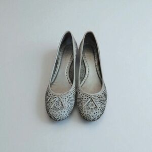 BCBGirls Laser Cut Kitten Heel Shoe